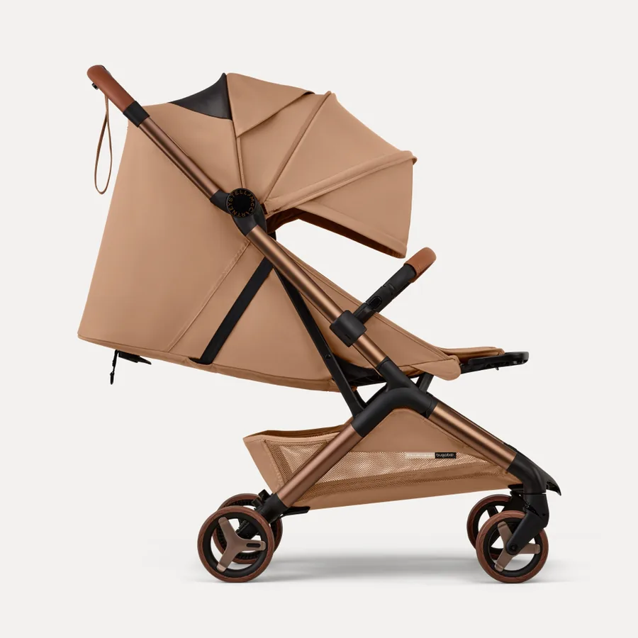 Silla de viaje Bugaboo x Stella McCartney Butterfly 2 en Tobacco Brown