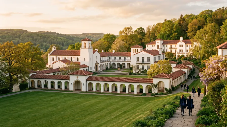 Impresión del entorno de Downe House
