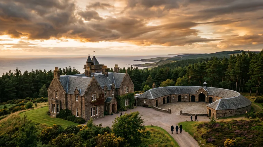 Impresión del entorno de Gordonstoun