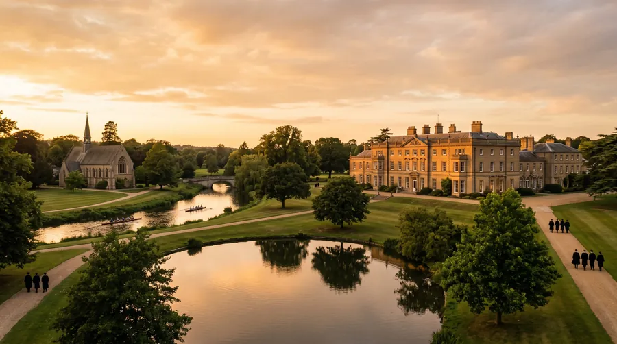 Impresión del entorno de Radley College